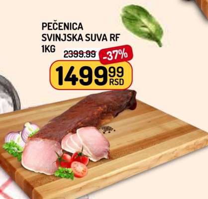 Pečenica svinjska suva RF 1kg