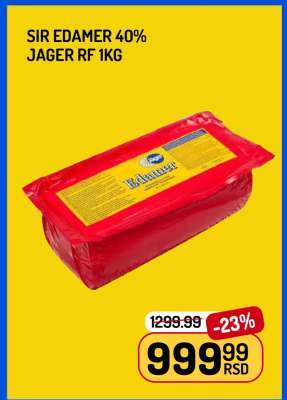 SIR EDAMER 40% JAGER RF 1KG