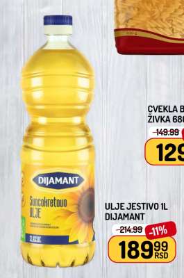 ULJE JESTIVO 1L DIJAMANT
