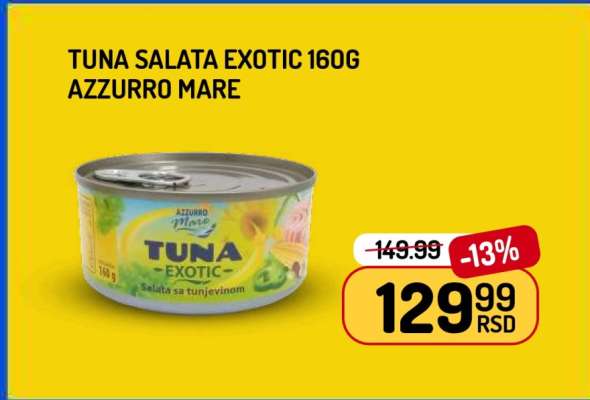 Tuna Salata Exotic 160g Azzurro Mare