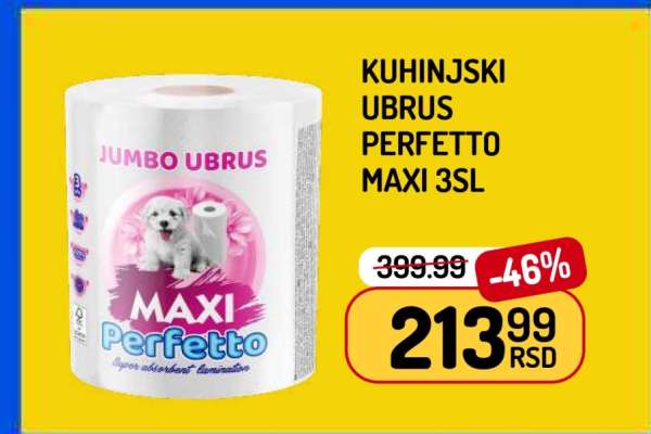 Kuhinjski Ubrus Perfetto Maxi 3SL