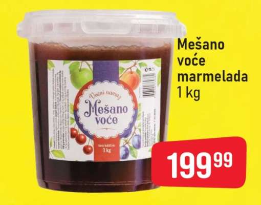 Mešano voće marmelada