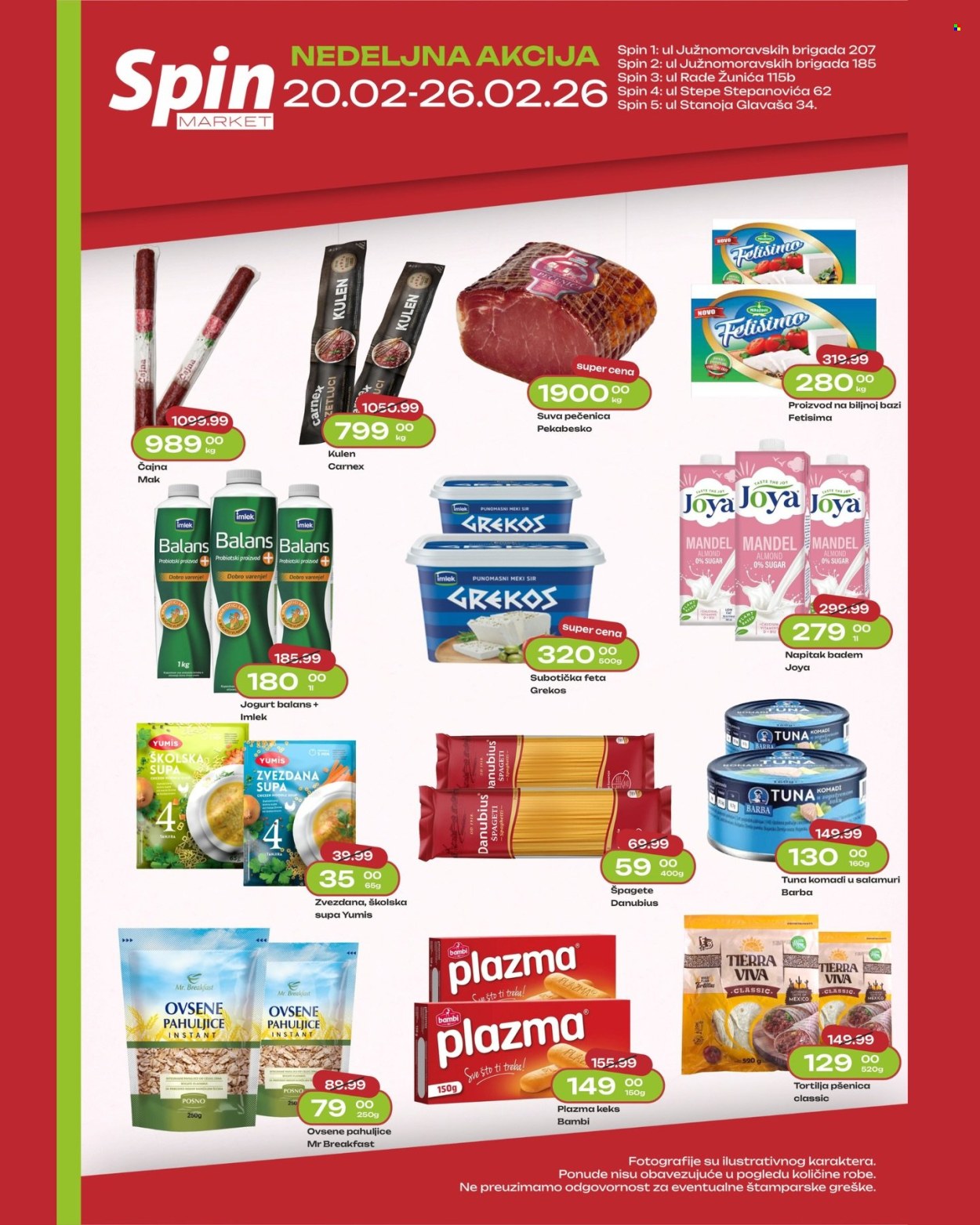 Spin Market katalog - 20.02.2026 - 26.02.2026. Stranica 1