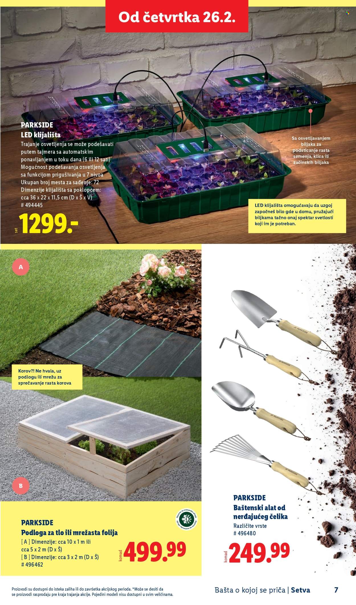 Lidl katalog. Stranica 7