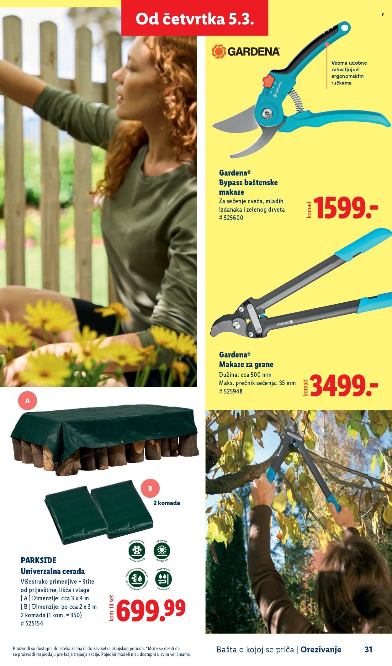 Lidl katalog. Stranica 31