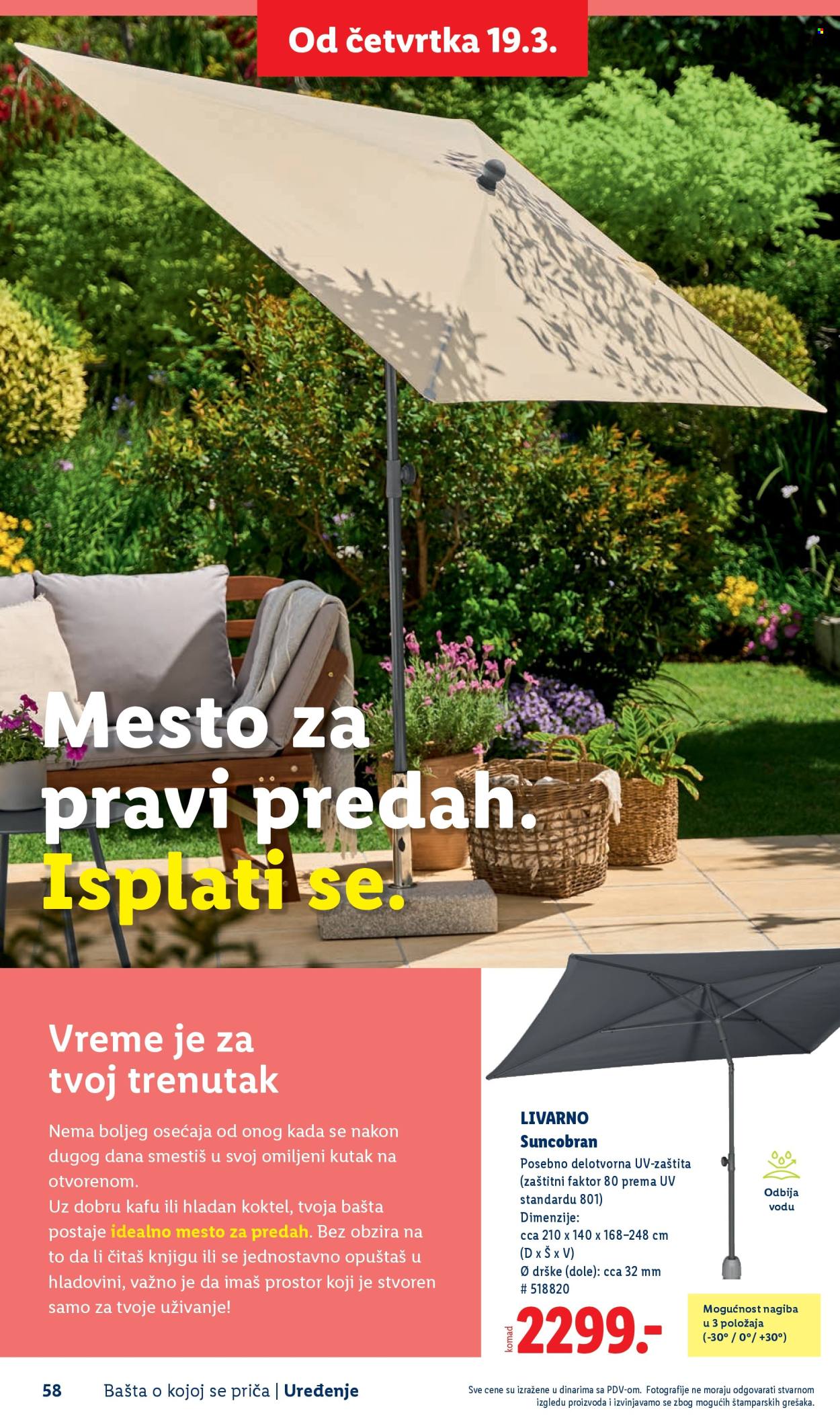 Lidl katalog. Stranica 58