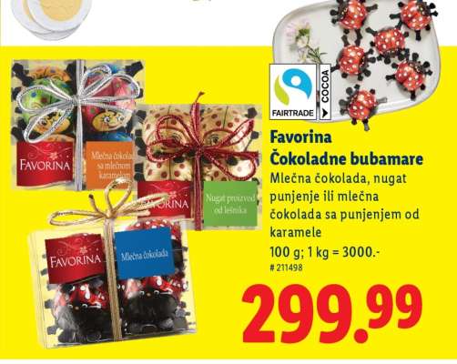 Favorina Čokoladne bubamare