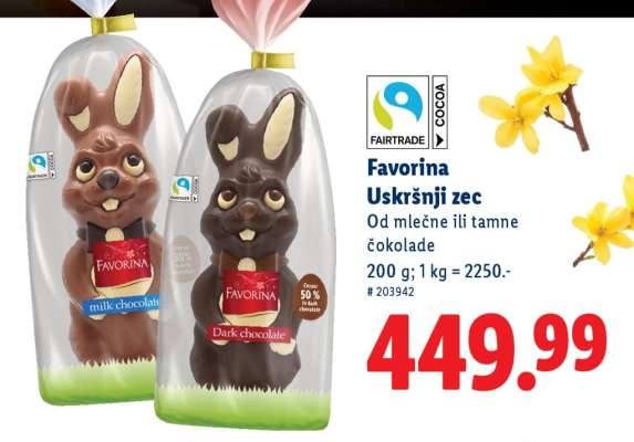 Favorina Uskršnji zec