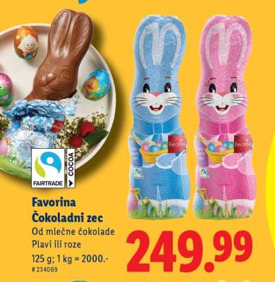 Favorina Čokoladni zec