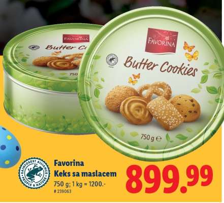 Favorina Butter Cookies