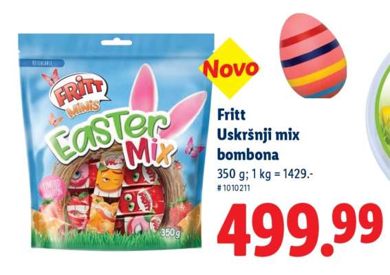 Fritt Uskršnji mix bombona