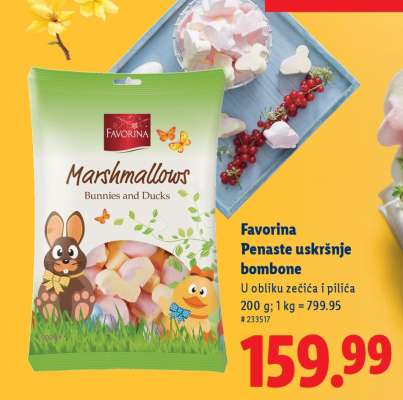 Favorina Penaste uskršnje bombone