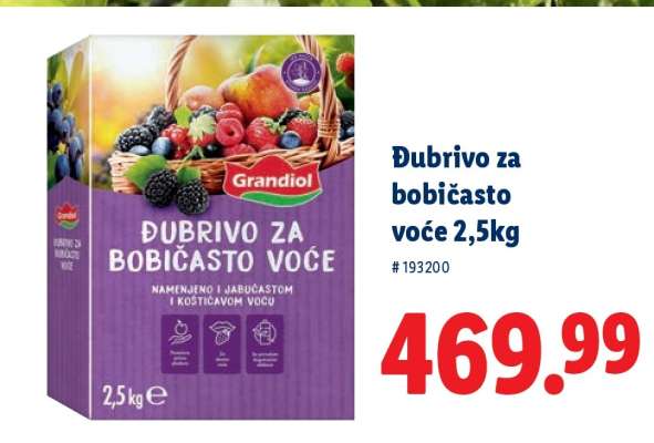 Đubrivo za bobičasto voće 2,5kg