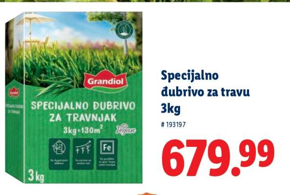 Specijalno đubrivo za travu 3kg