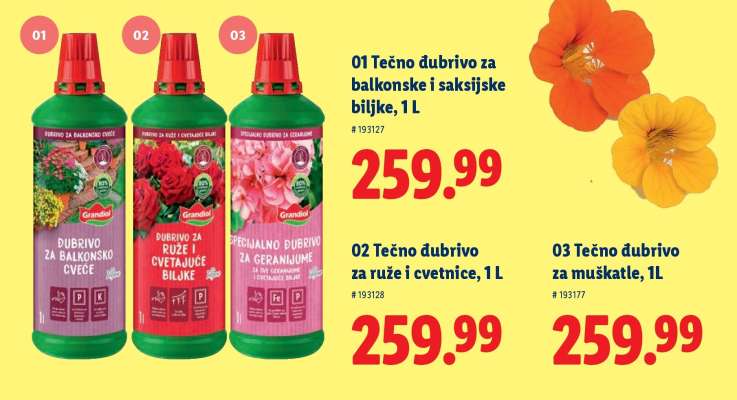 Tečno đubrivo za balkonske i saksijske biljke, 1 L