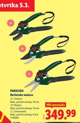 PARKSIDE Baštenske makaze