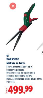 PARKSIDE Makaze za travu