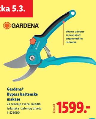 Gardena Bypass baštenske makaze
