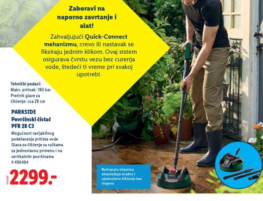 PARKSIDE Površinski čistač PFR 28 C3