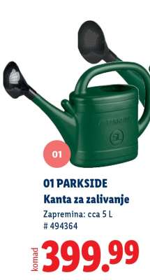 Parkside Kanta za zalivanje