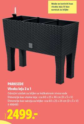 PARKSIDE Visoka leja 2 u 1