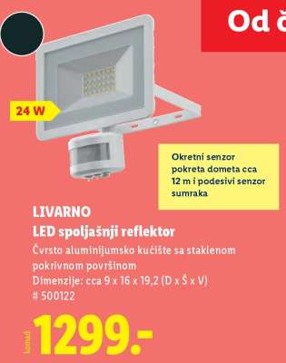 LIVARNO LED spoljašnji reflektor