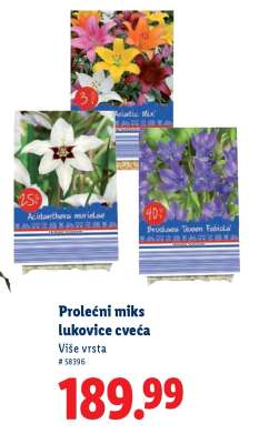 Prolećni miks lukovice cveća