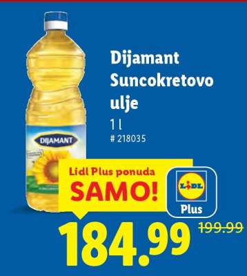 Dijamant Suncokretovo ulje