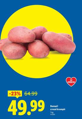 Domaći crveni krompir