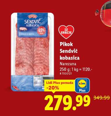 Pikok Sendvič kobasica