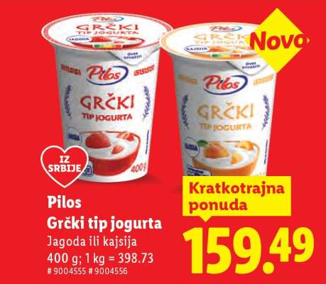 Pilos Grčki tip jogurta