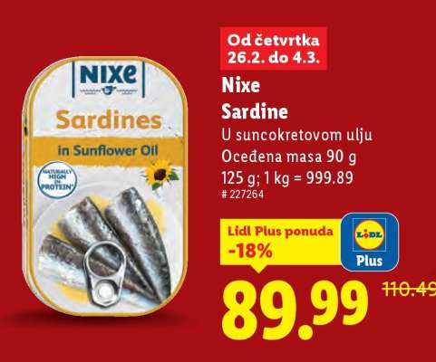 Nixe Sardine