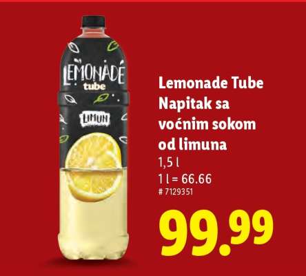 LEMONADE Tube