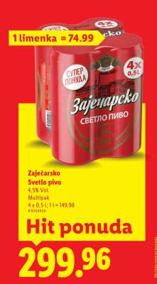Zaječarsko Svetlo pivo