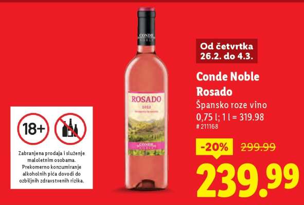 Conde Noble Rosado