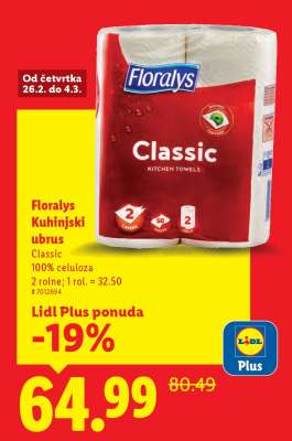 Floralys Kuhinjski ubrus