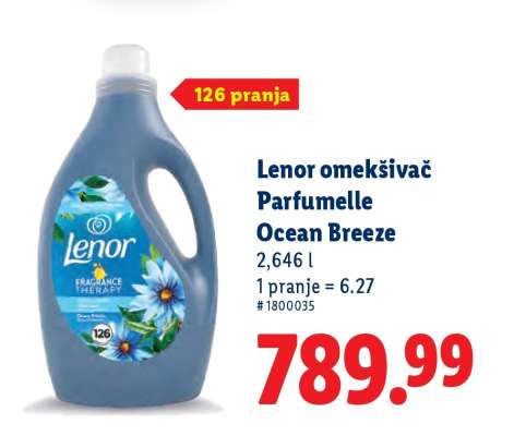 Lenor omekšivač Parfumelle Ocean Breeze