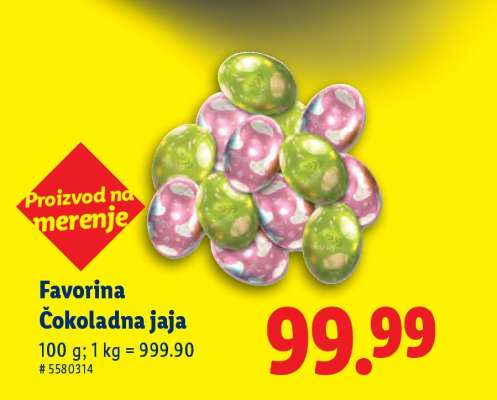 Favorina Čokoladna jaja
