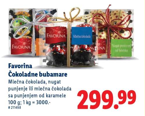 Favorina Čokoladne bubamare