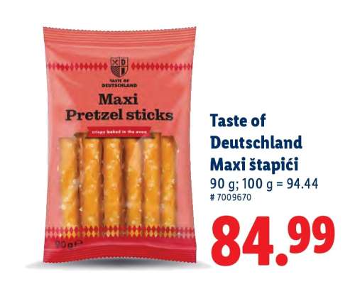 Taste of Deutschland Maxi štapići