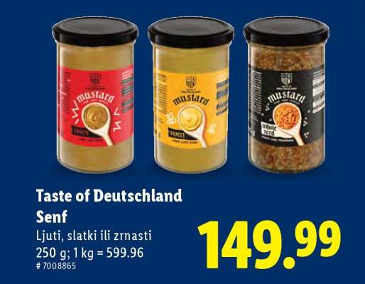 Taste of Deutschland Senf