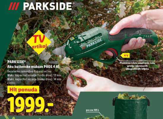 PARKSIDE Aku baštenske makaze PAGS 4 A1