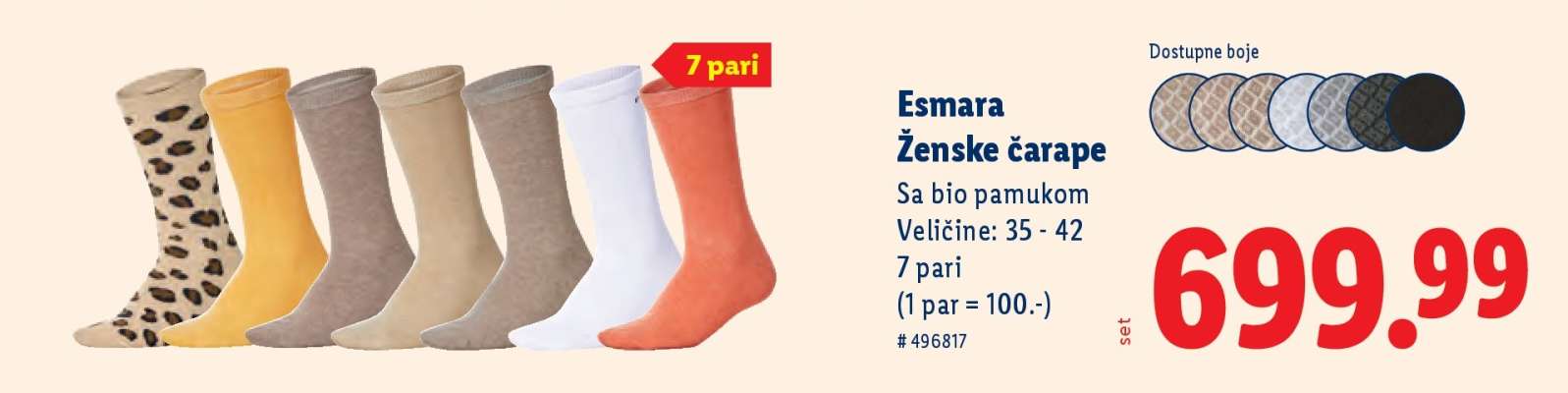 Esmara Ženske čarape