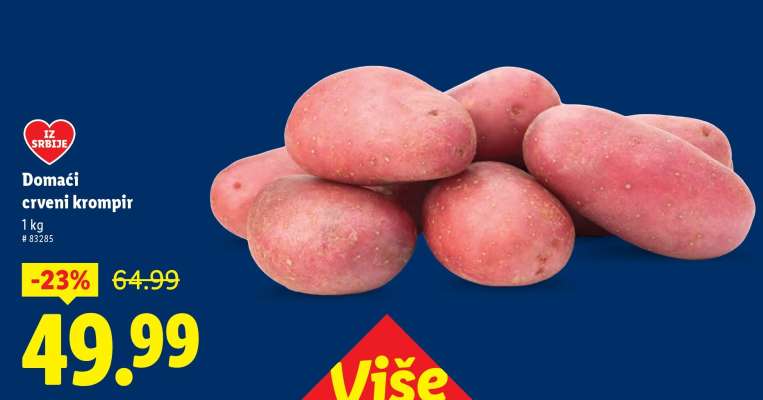 Domaći crveni krompir