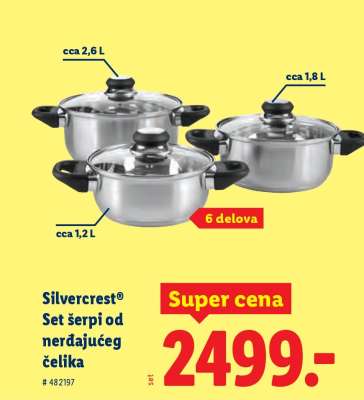 Silvercrest Set šerpi