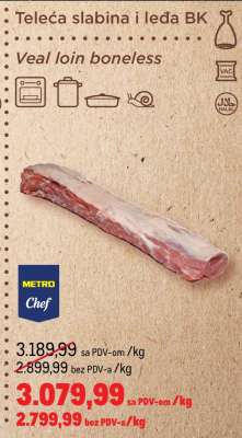 Teleća slabina i leđa BK