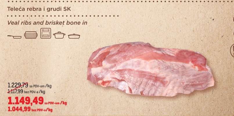 Teleća rebra i grudi SK