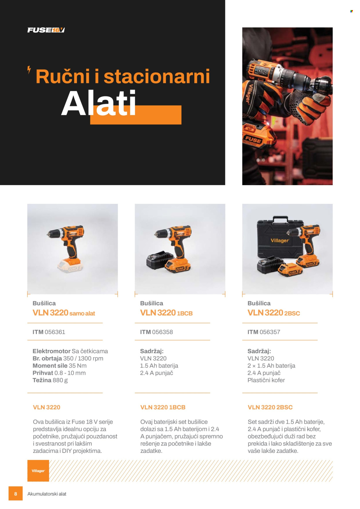 Villager katalog. Stranica 8