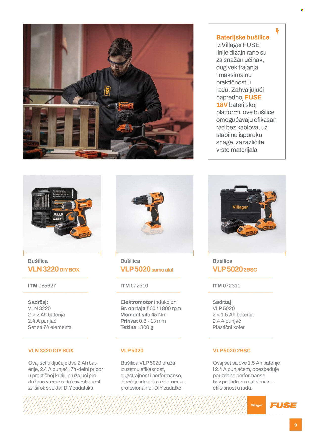 Villager katalog. Stranica 9