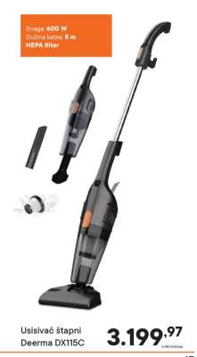 Usisivač štapni Deerma DX115C